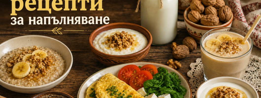 Бабини рецепти за напълняване