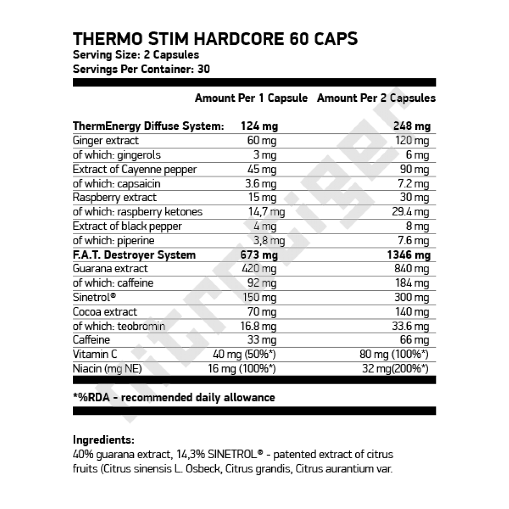 OLIMP ThermoStim Hardcore 60 капсули