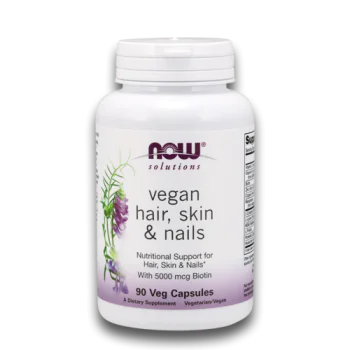 NOW VEGAN HAIR SKIN NAILS 90 VEG CAPS