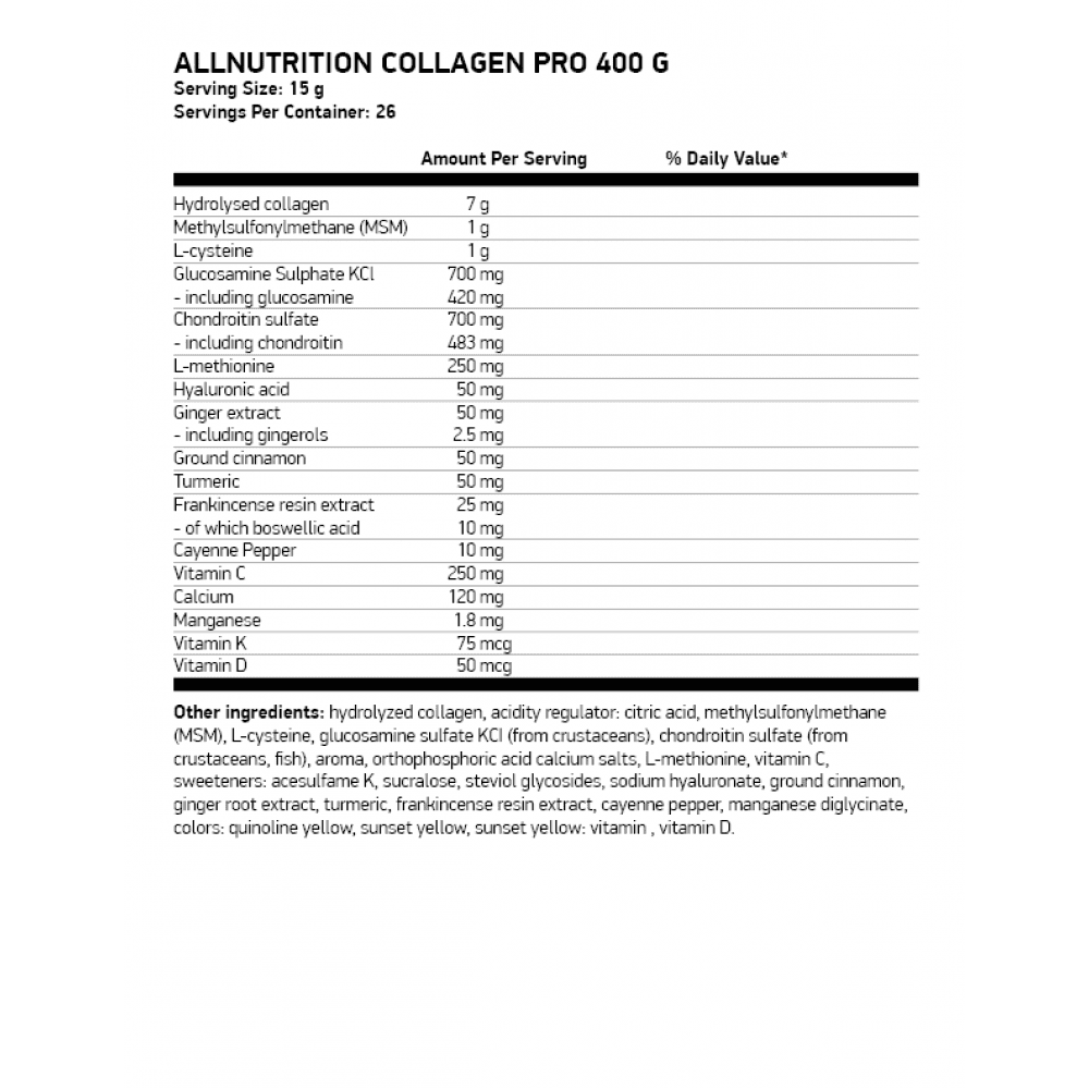 ALLNUTRITION Collagen Pro 400 г