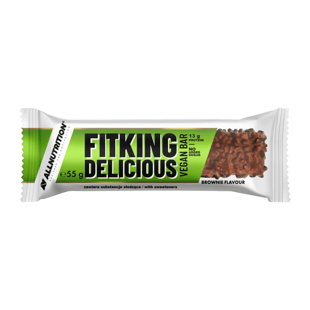 ALLNUTRITION Fitking Delicious Vegan Bar 15 x 55 г Brownie