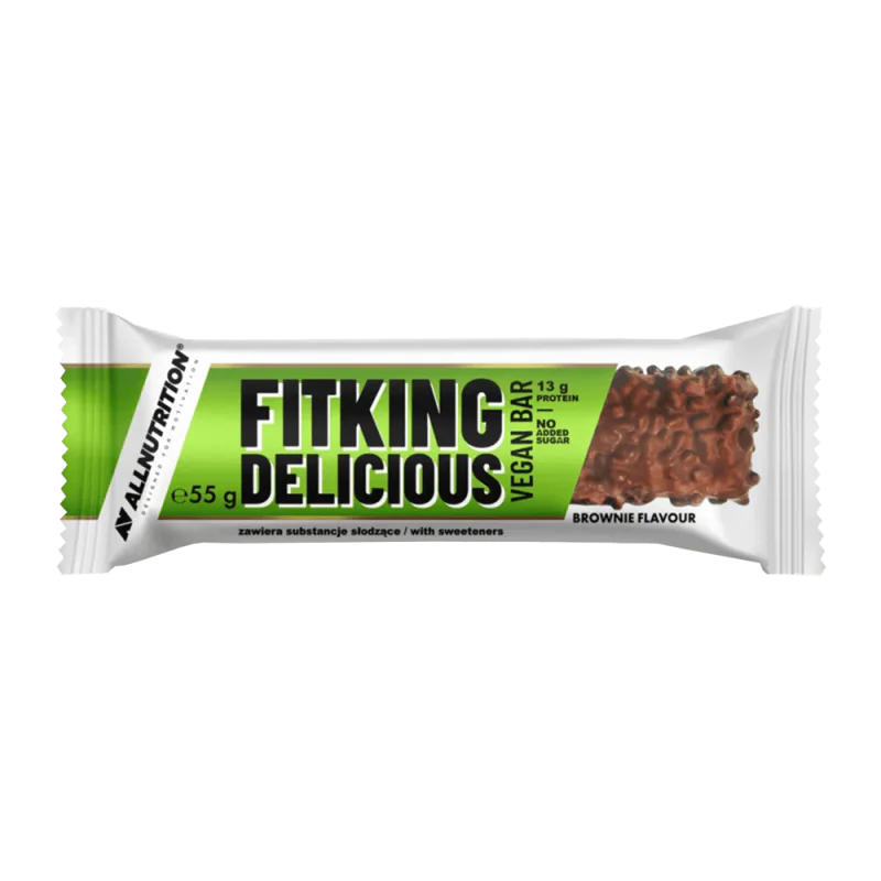 ALLNUTRITION Fitking Delicious Vegan Bar 15 x 55 г Brownie