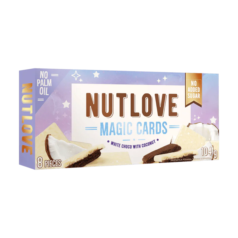 ALLNUTRITION Nutlove Magic Cards White Choco With Coconut 104 г