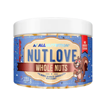 ALLNUTRITION Nutlove Whole Nuts Almonds In White Chocolate With Coconut 300 г