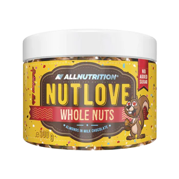 ALLNUTRITION Nutlove Whole Nuts Almonds In Milk Chocolate 300 г