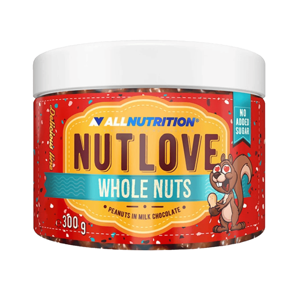 ALLNUTRITION Nutlove Whole Nuts Peanuts In Milk Chocolate 300 г