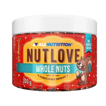 ALLNUTRITION Nutlove Whole Nuts Peanuts In Milk Chocolate 300 г