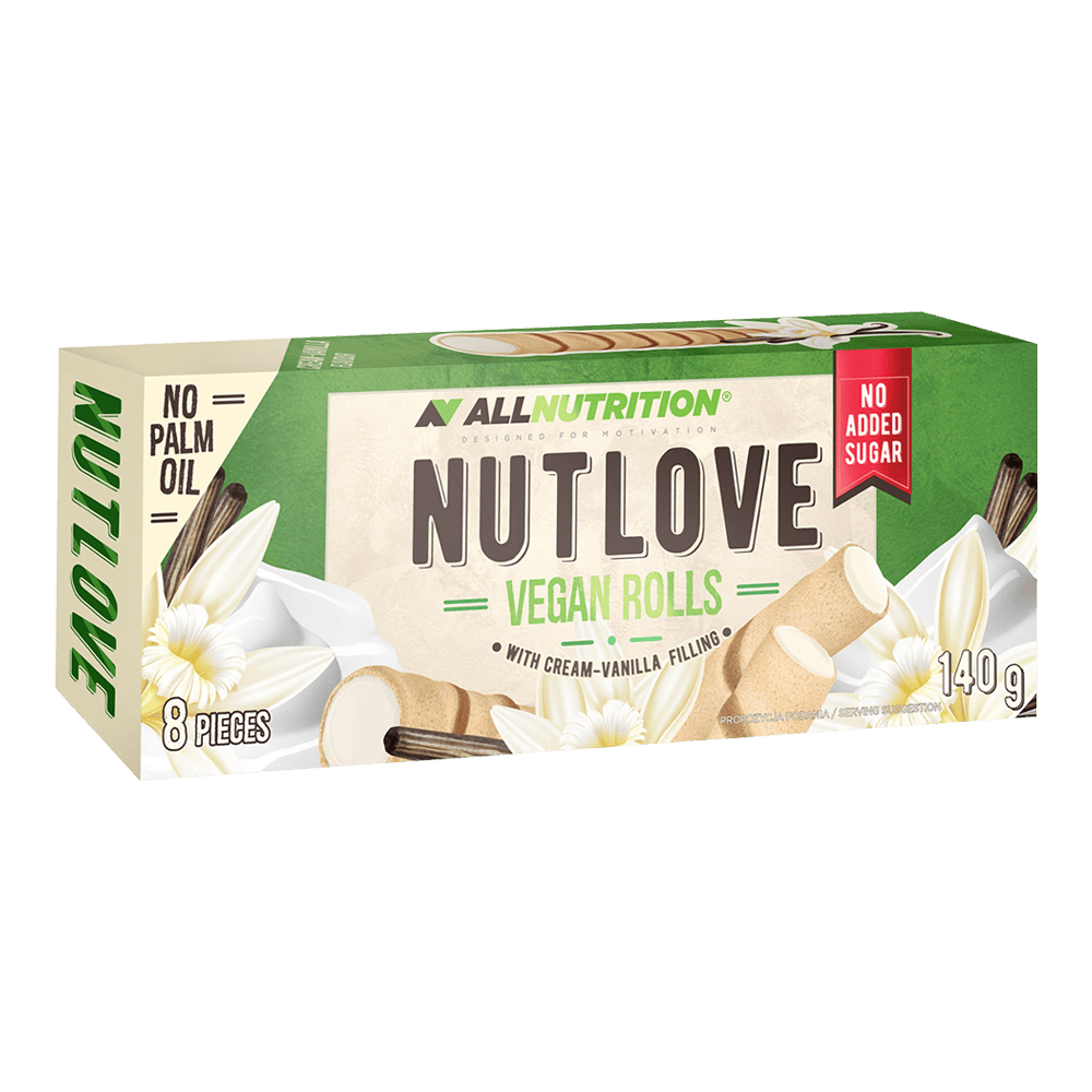 ALLNUTRITION Nutlove Vegan Rolls Cream-Vanilla 140 г
