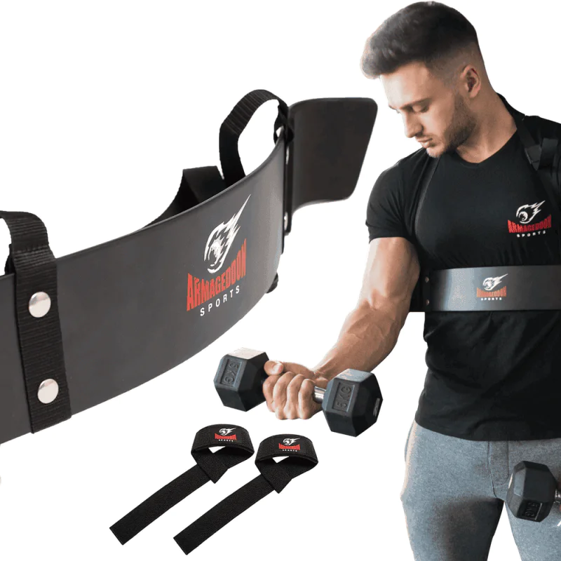 ARMAGEDDON SPORTS Бицепс Изолатор Arm Blaster + БОНУС Тренировъчни Фитили
