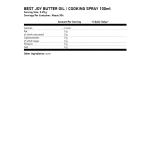 BEST JOY Butter Oil Cooking Spray 100 мл