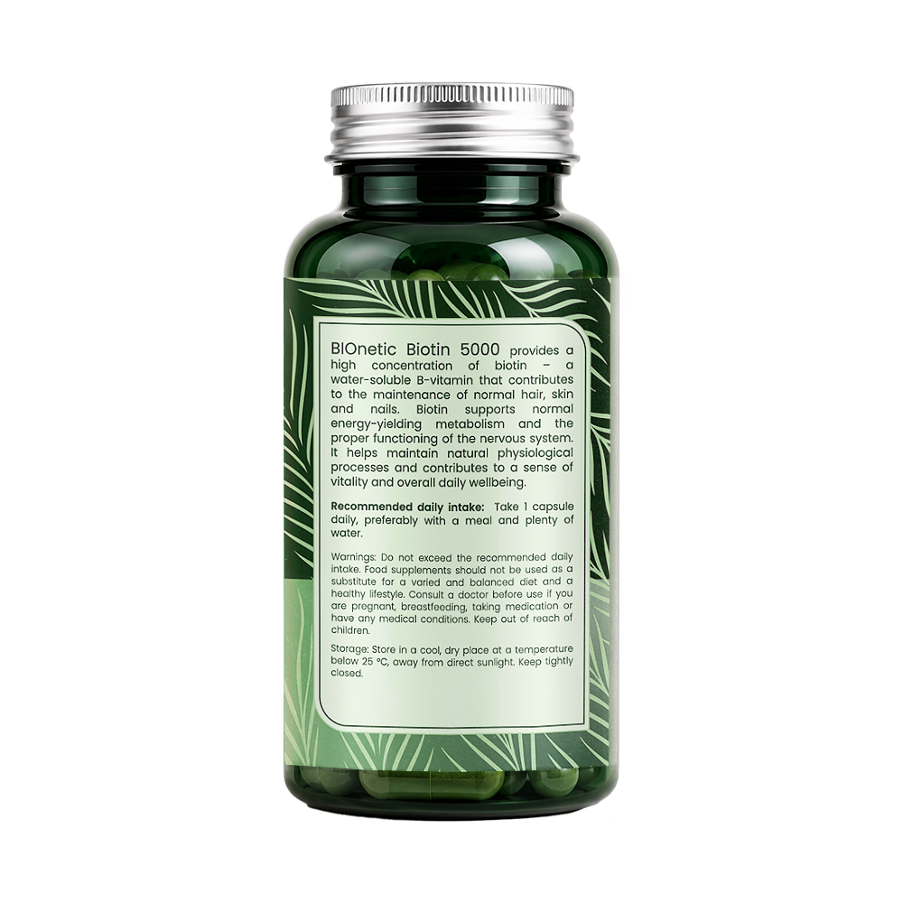 BIONETIC Biotin 5000 60 капсули