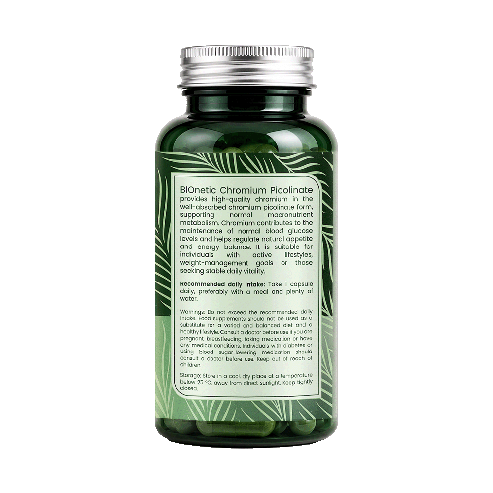 BIONETIC Chromium Picolinate 60 капсули