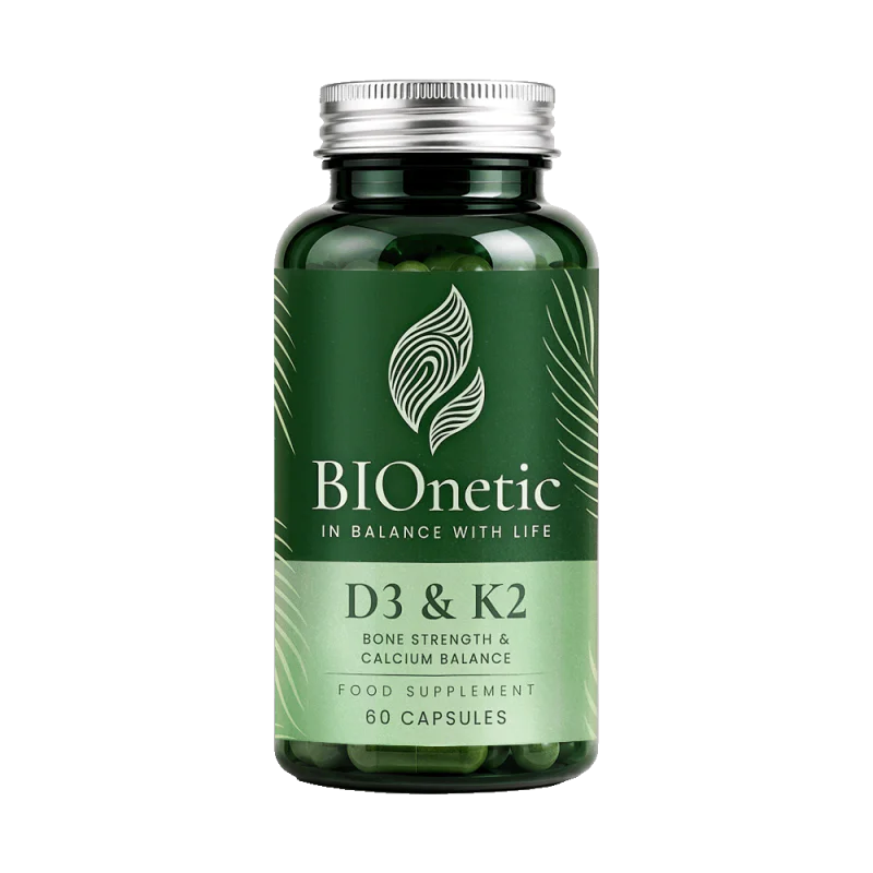 BIONETIC D3 & K2 60 капсули