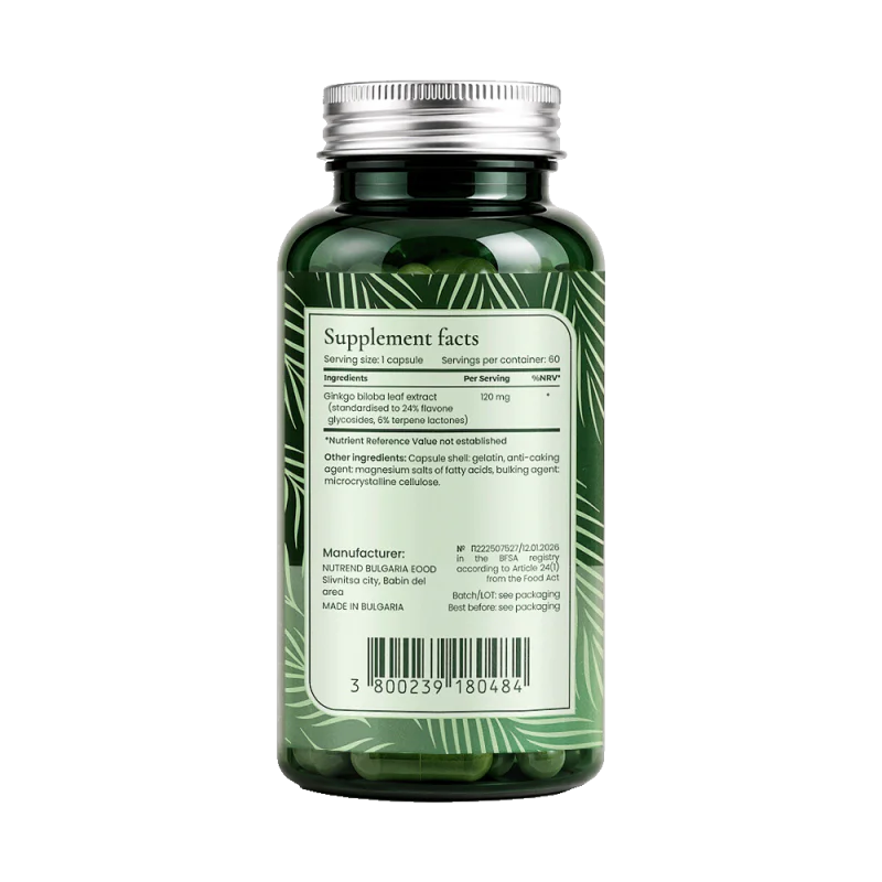 BIONETIC Ginkgo Biloba 60 капсули