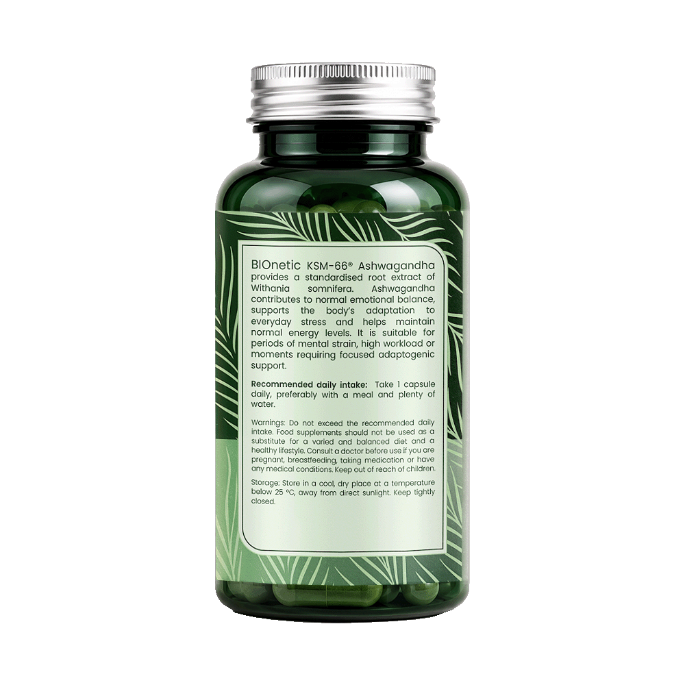 BIONETIC KSM-66® Ashwagandha 60 капсули