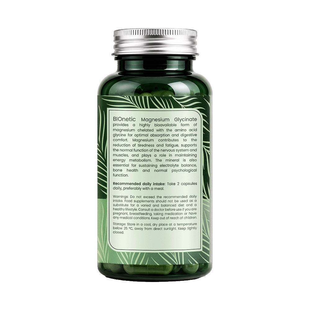 BIONETIC Magnesium Glycinate 60 капсули
