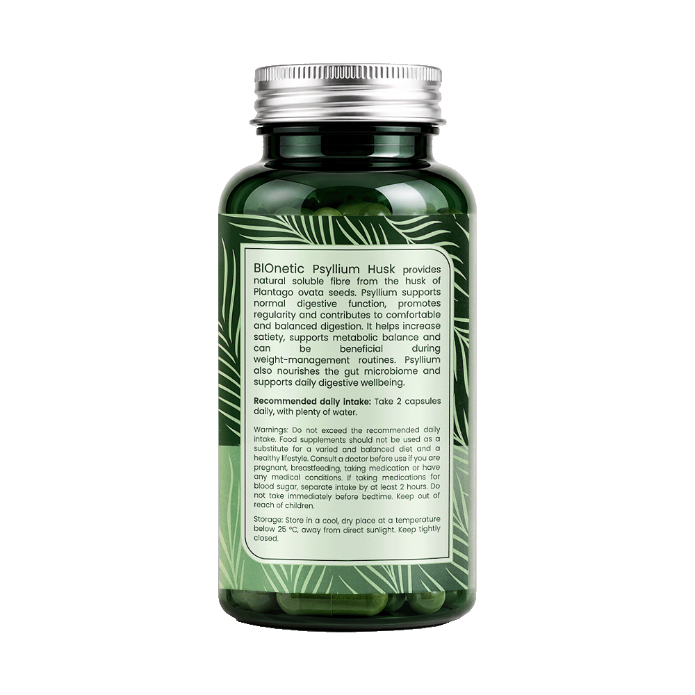 BIONETIC Psyllium Husk 60 капсули
