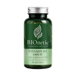BIONETIC Vitamin D3 1400 IU 60 меки капсули