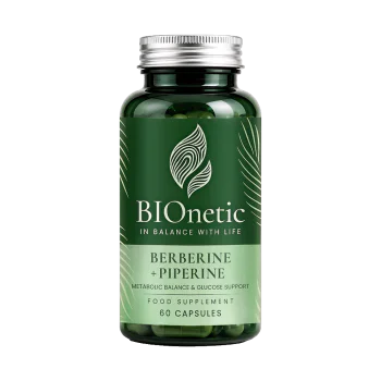 BIONETIC Berberine + Piperine 60 капсули