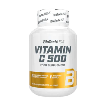 BIOTECH USA Vitamin C 500 120 дъвчащи таблетки