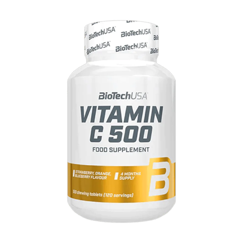 BIOTECH USA Vitamin C 500 120 дъвчащи таблетки