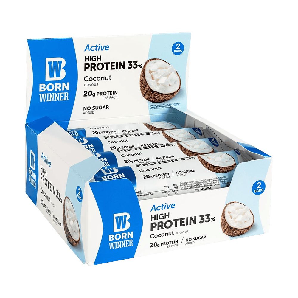 BORN WINNER Active Protein Bar 12 x 60 гр