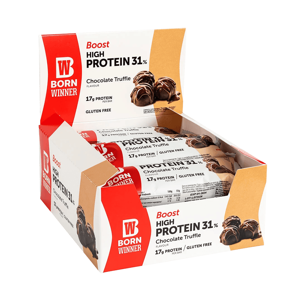 BORN WINNER Boost Protein Bar 12 x 55 гр