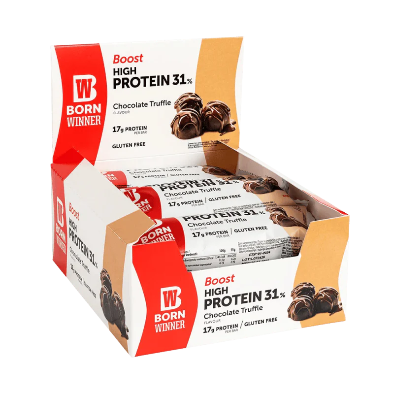 BORN WINNER Boost Protein Bar 12 x 55 гр