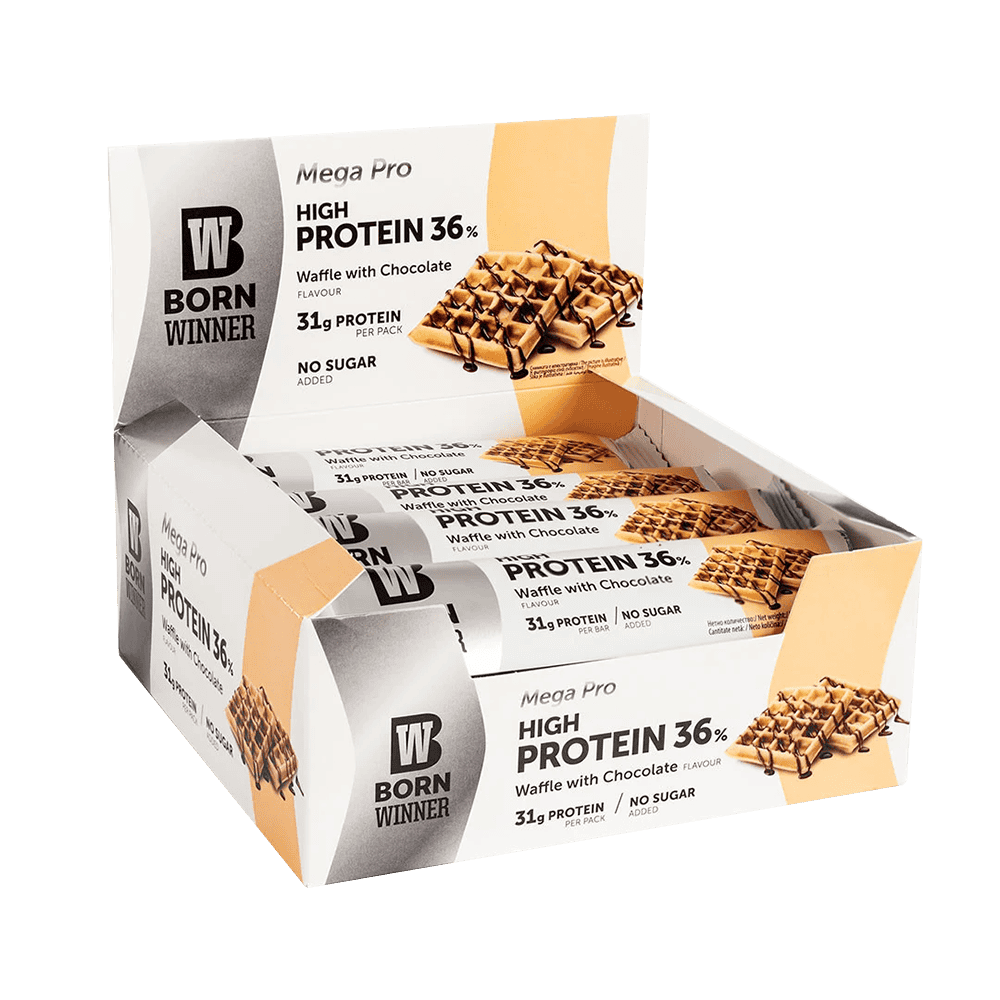 BORN WINNER Mega Pro Protein Bar 12 x 85 гр