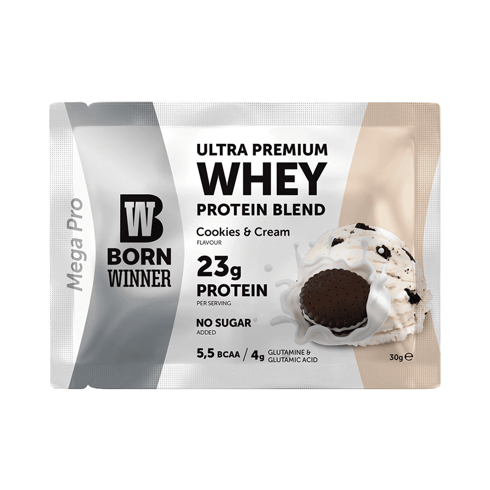 BORN WINNER Mega Pro Whey Protein Blend 12 x 30 гр
