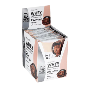 BORN WINNER Mega Pro Whey Protein Blend 12 x 30 гр