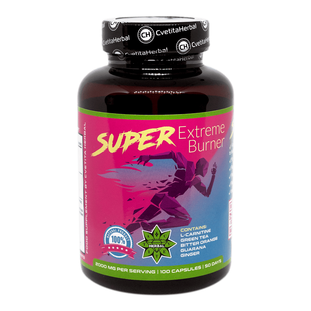CVETITA HERBAL Extreme Burner 100 капсули