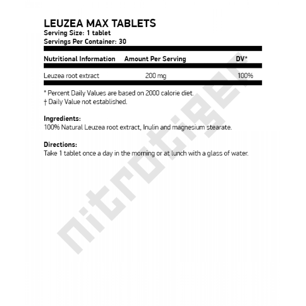 CVETITA HERBAL Leuzea Max 30 таблетки