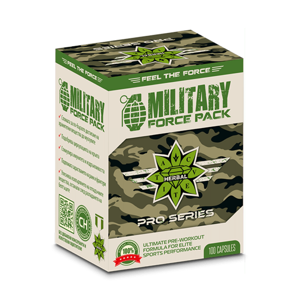 CVETITA HERBAL Military Force Pack 100 капсули
