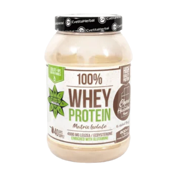 CVETITA HERBAL100% Whey Protein Isolate Matrix With Levzea Chocolate and Hazelnut 800 гр.