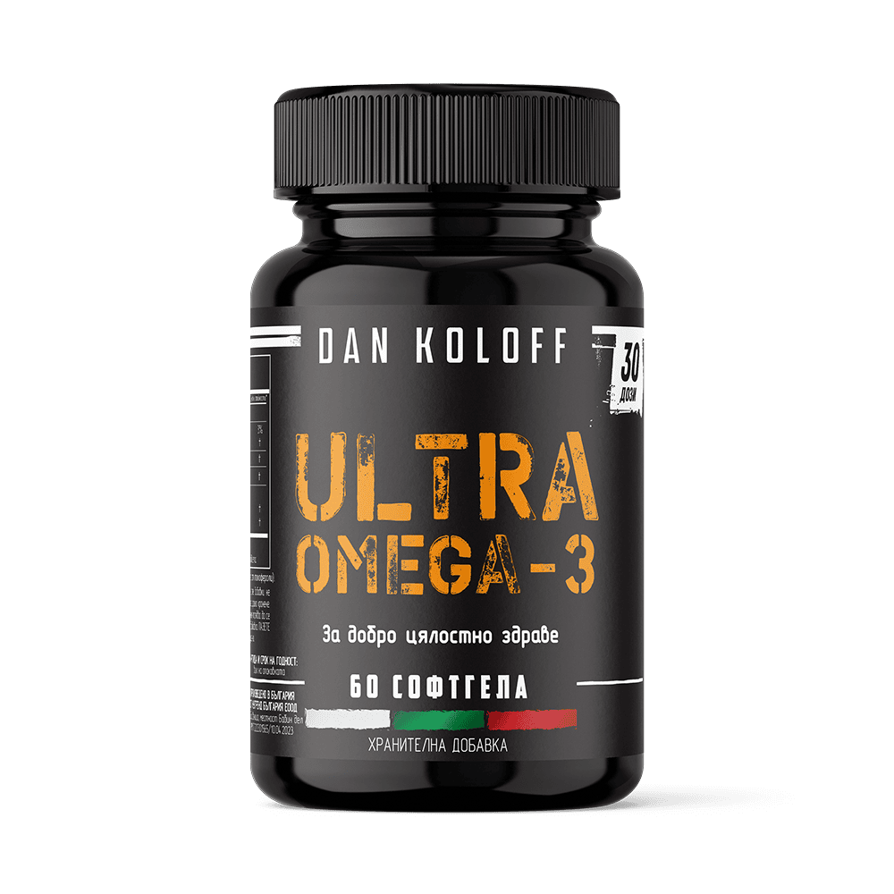 DAN KOLOFF Ultra Omega-3 60 софтгел капсули