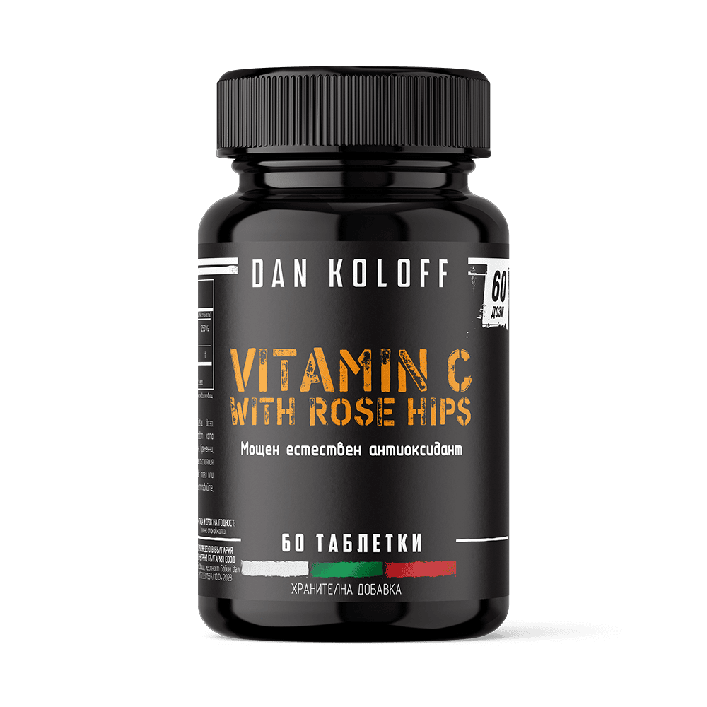 DAN KOLOFF Vitamin C with Rose Hips 60 таблетки