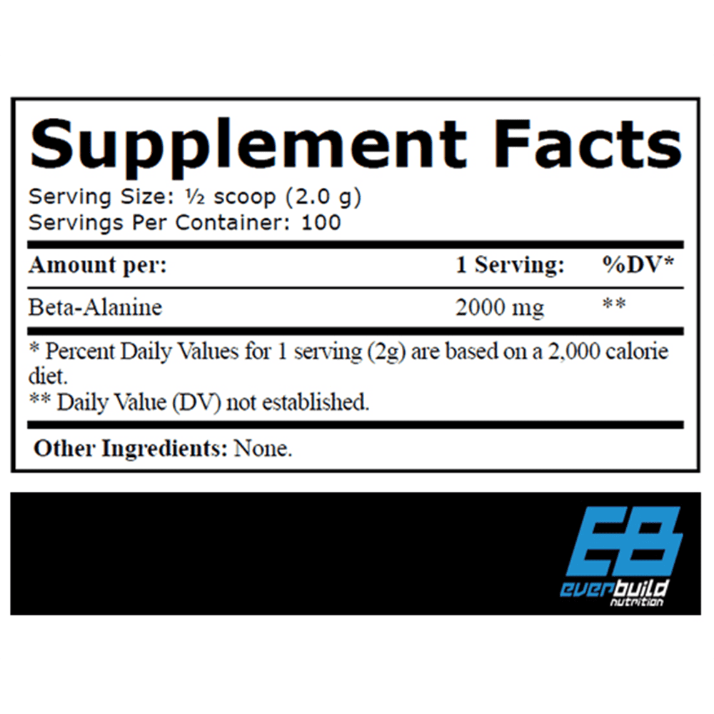 EVERBUILD Beta-Alanine 2000 200 г