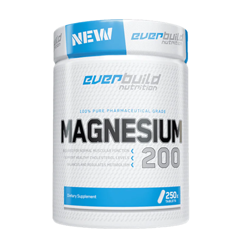 EVERBUILD Magnesium Citrate 200 мг 250 таблетки