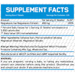 EVERBUILD Magnesium Citrate 200 мг 250 таблетки