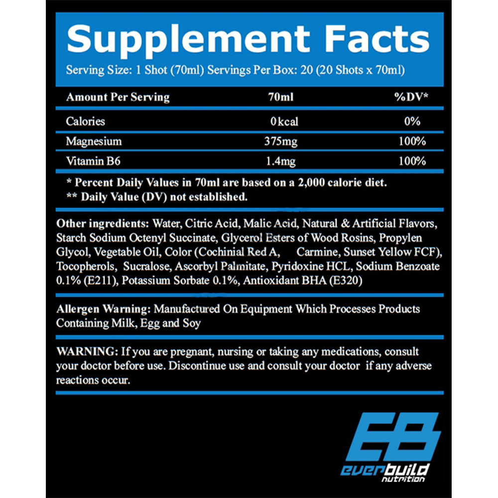 EVERBUILD Magnesium Shot Box  20 x 70 мл
