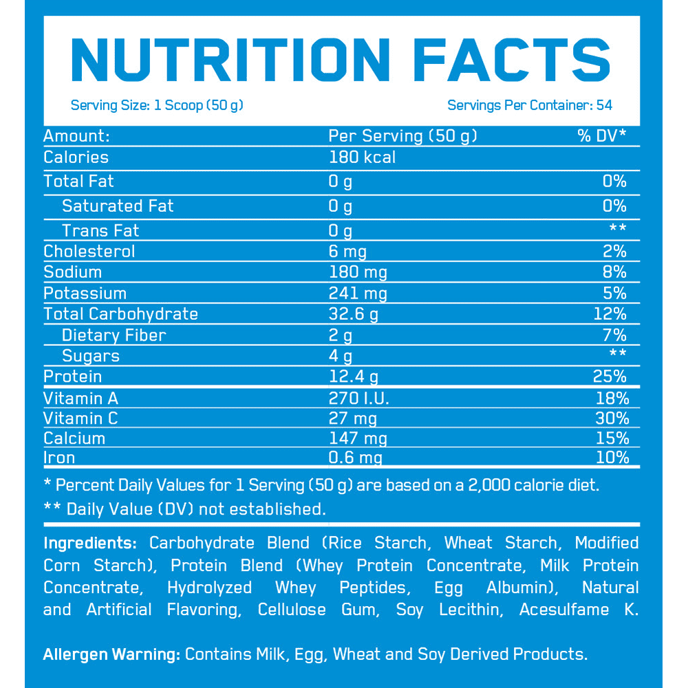 EVERBUILD Mass Build Gainer 2720 г
