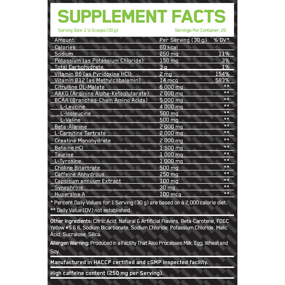 EVERBUILD PRE Build Pre-workout 600 г