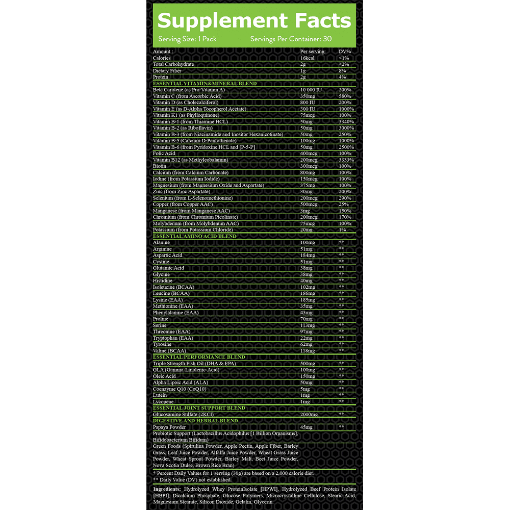 EVERBUILD Vita Max Multivitamins 30 пакетчета