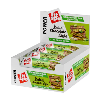 FITSPO Power Protein Bar Dubai Chocolate Style 12 x 50 г