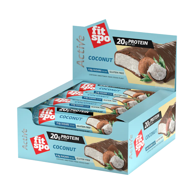 FITSPO Active Protein Bar 12 x 60 г