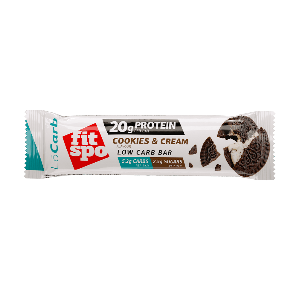 FITSPO FitSpo Lo Carb Protein Bar 12 x 60 г