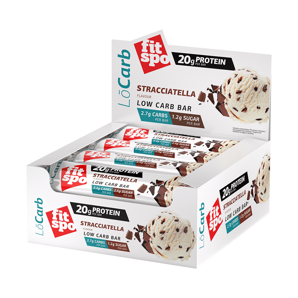 FITSPO FitSpo Lo Carb Protein Bar 12 x 60 г