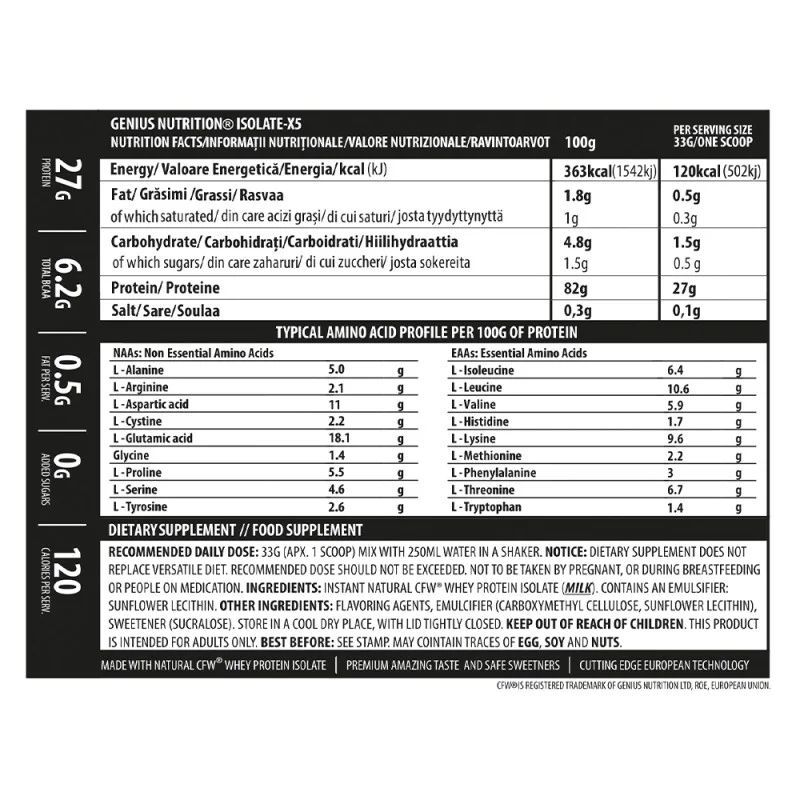 GENIUS NUTRITION Isolate-X5 2000 г