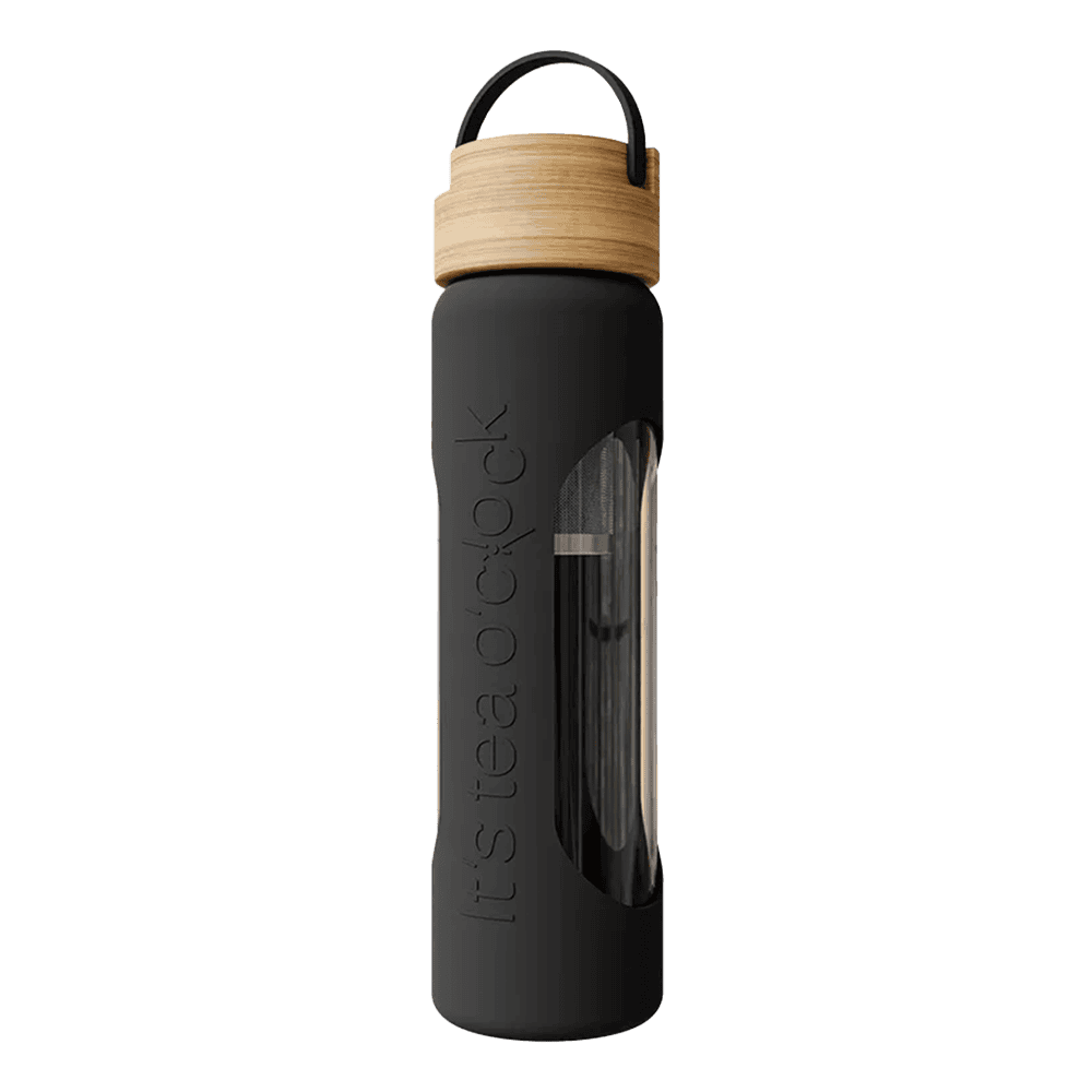 GREEN BEAR Бутилка с инфузер 500 мл черна